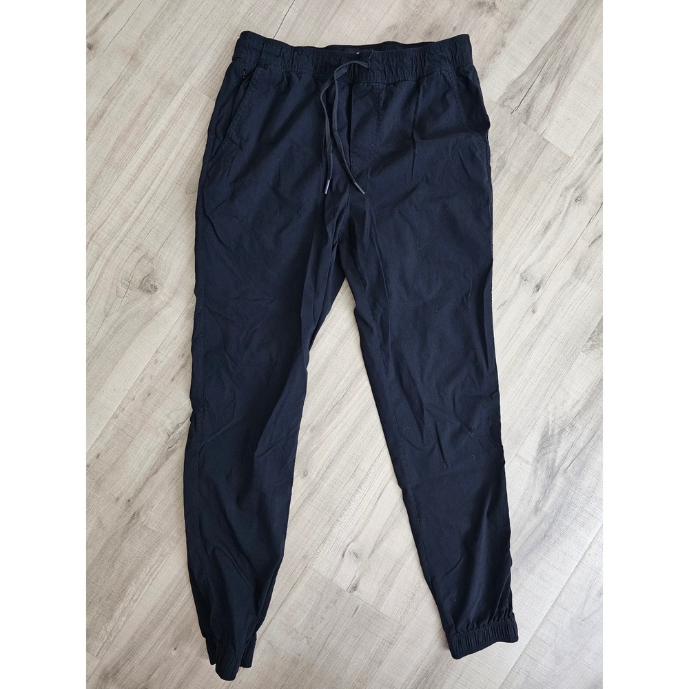 RSQ Mens Black Jogger Pants Elastic Drawstring Waist Size Small